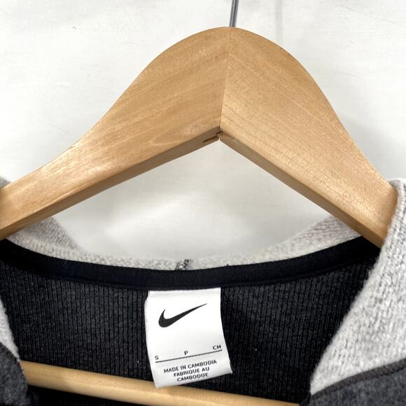 Nike Dark gray Cropped Boxy Hoodie - Picture 3 of 5